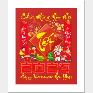 Vietnamese traditional, chuc mung nam moi, Tet Viet Nam Posters and Art